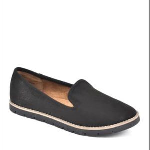 White Mountain Denny loafer flat Black Shoes